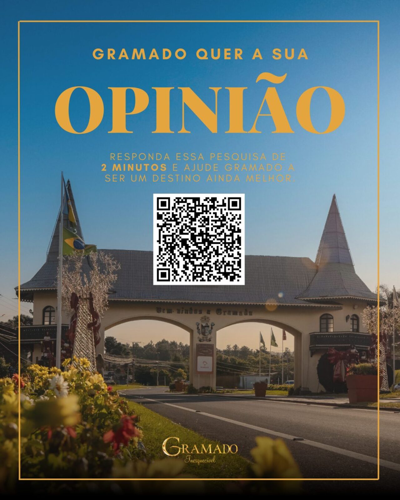 Pesquisa de Opinião Gramado