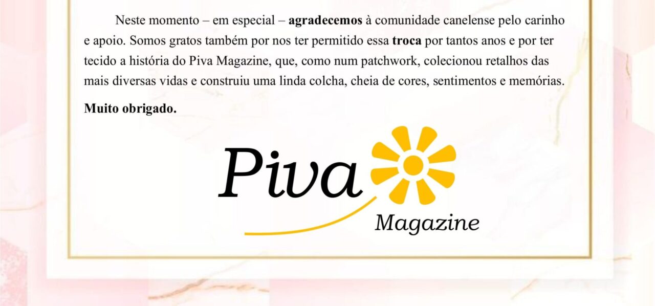 Piva Agradecimento Cortado