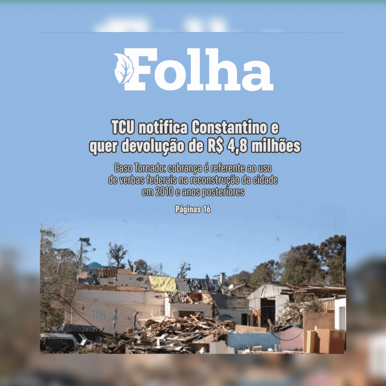 Post Capa Edição