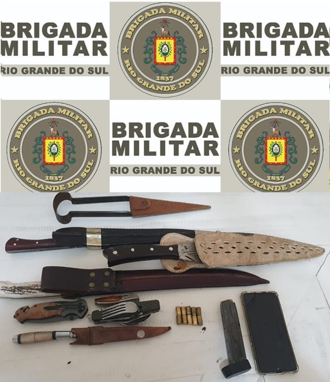 Preso no Bom Jesus com carregador de pistola