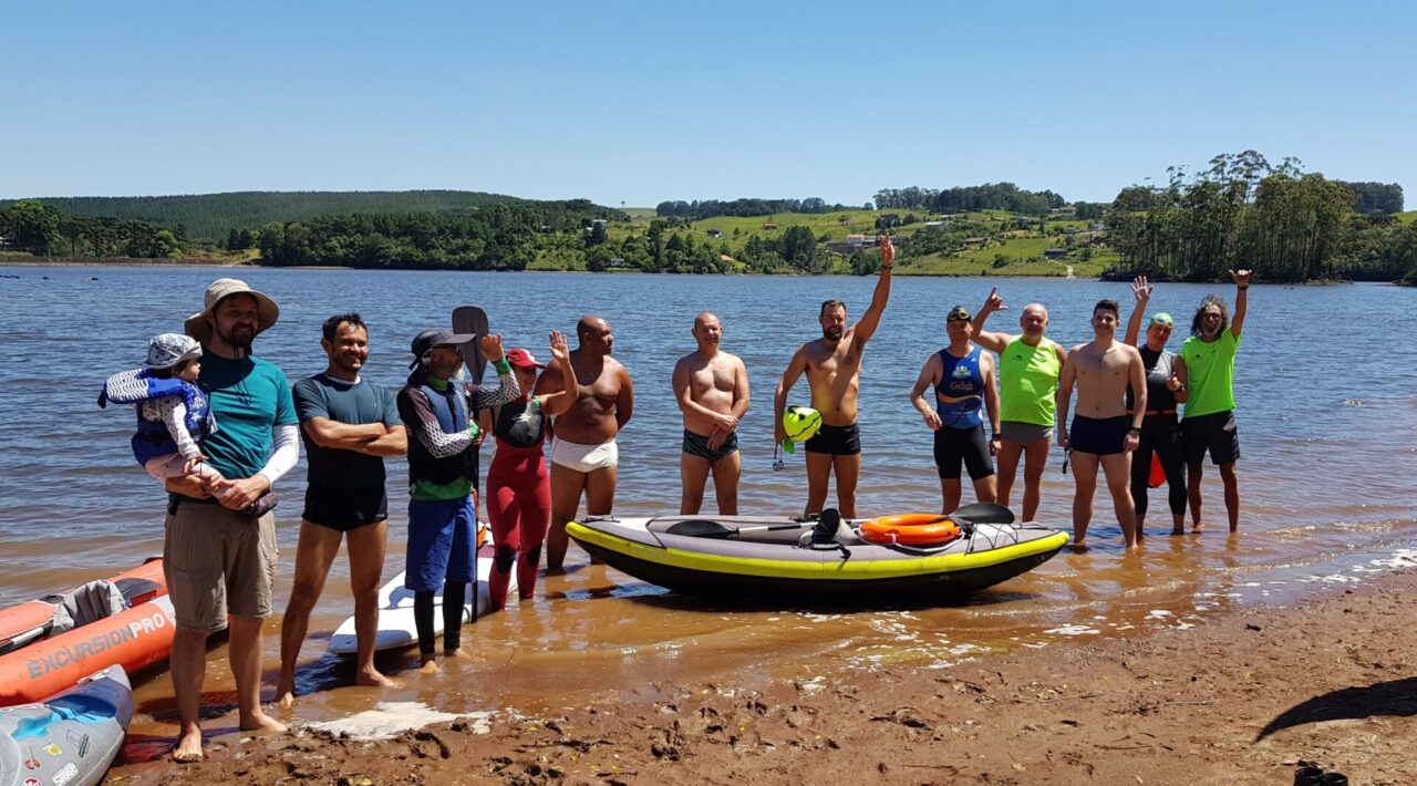 Projeto Nadando Pelos Cartões Postais na Barragem do Salto