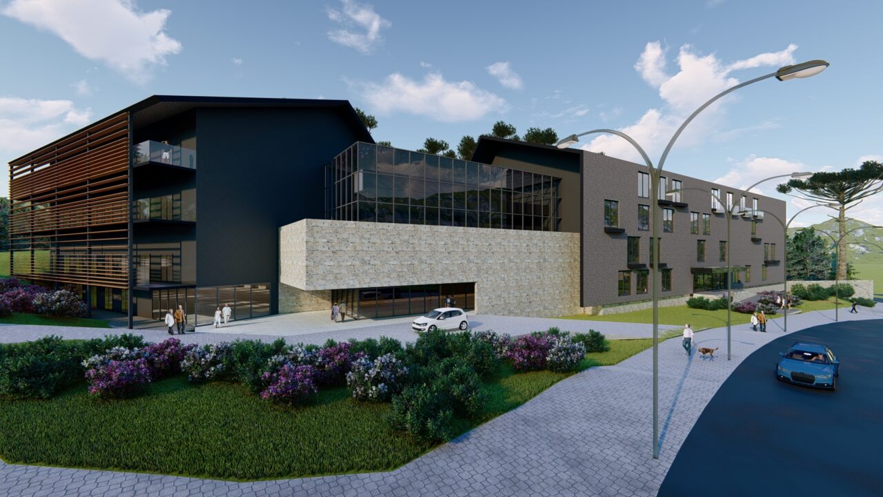 Projeto do novo hospital de Gramado - Crédito - Seferin Arquitetos da Saúde