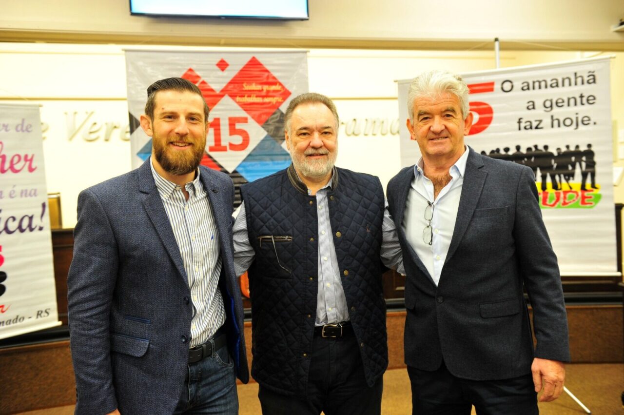 Renan, Lauro e Búrigo