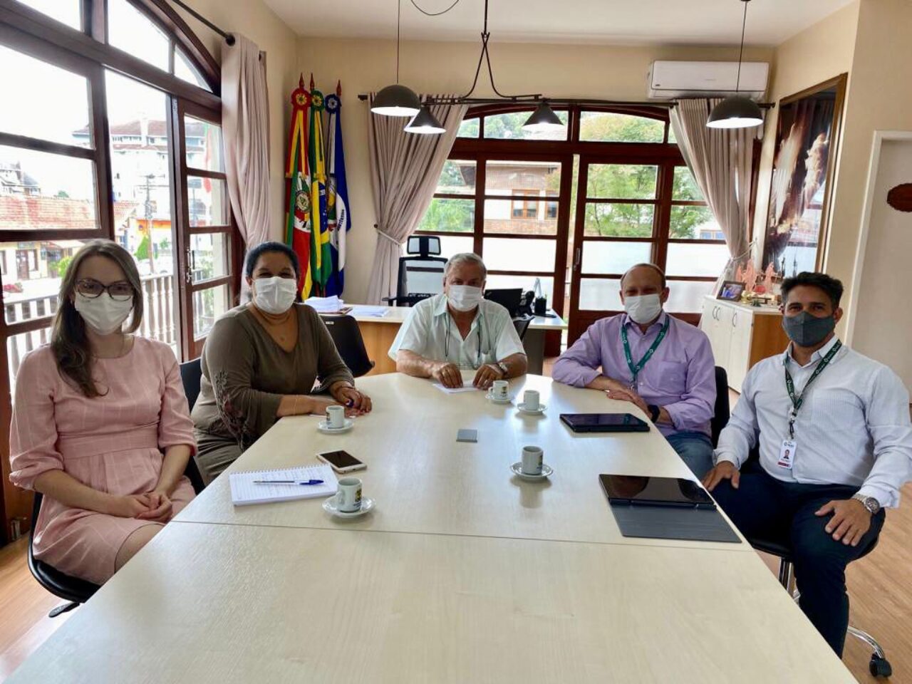 Reunião com representantes da Associação Hospitalar Vila Nova
