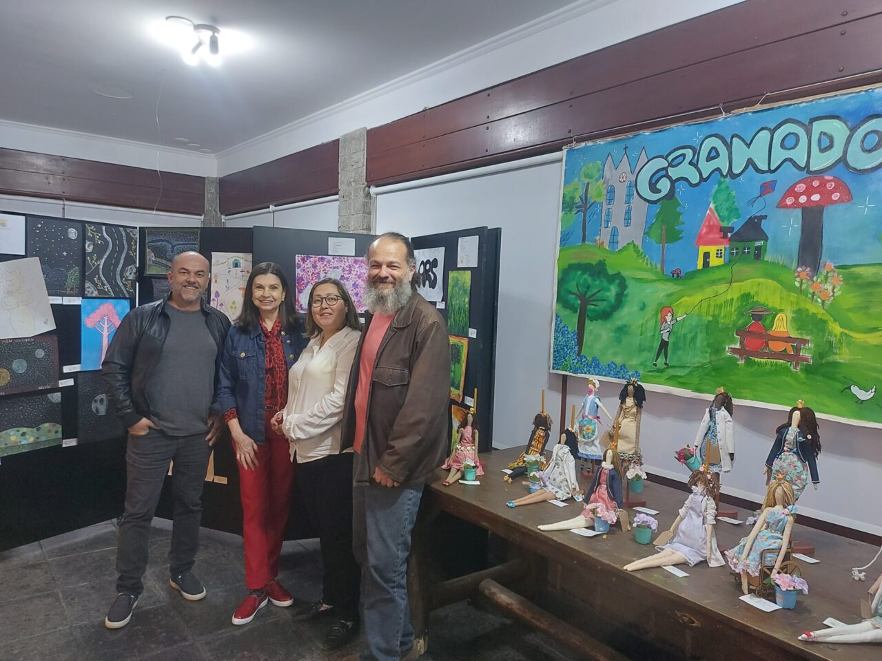 Na imagem Ricardo Veras, Rita Gil, Daiene e Cesar Cliquet. Foto: Charlie Cliquet