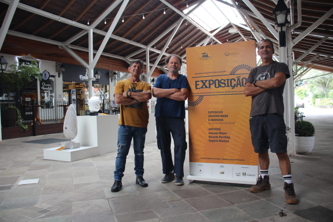 Rogério Maduré, Ricardo Kersting e Adriano Mayer