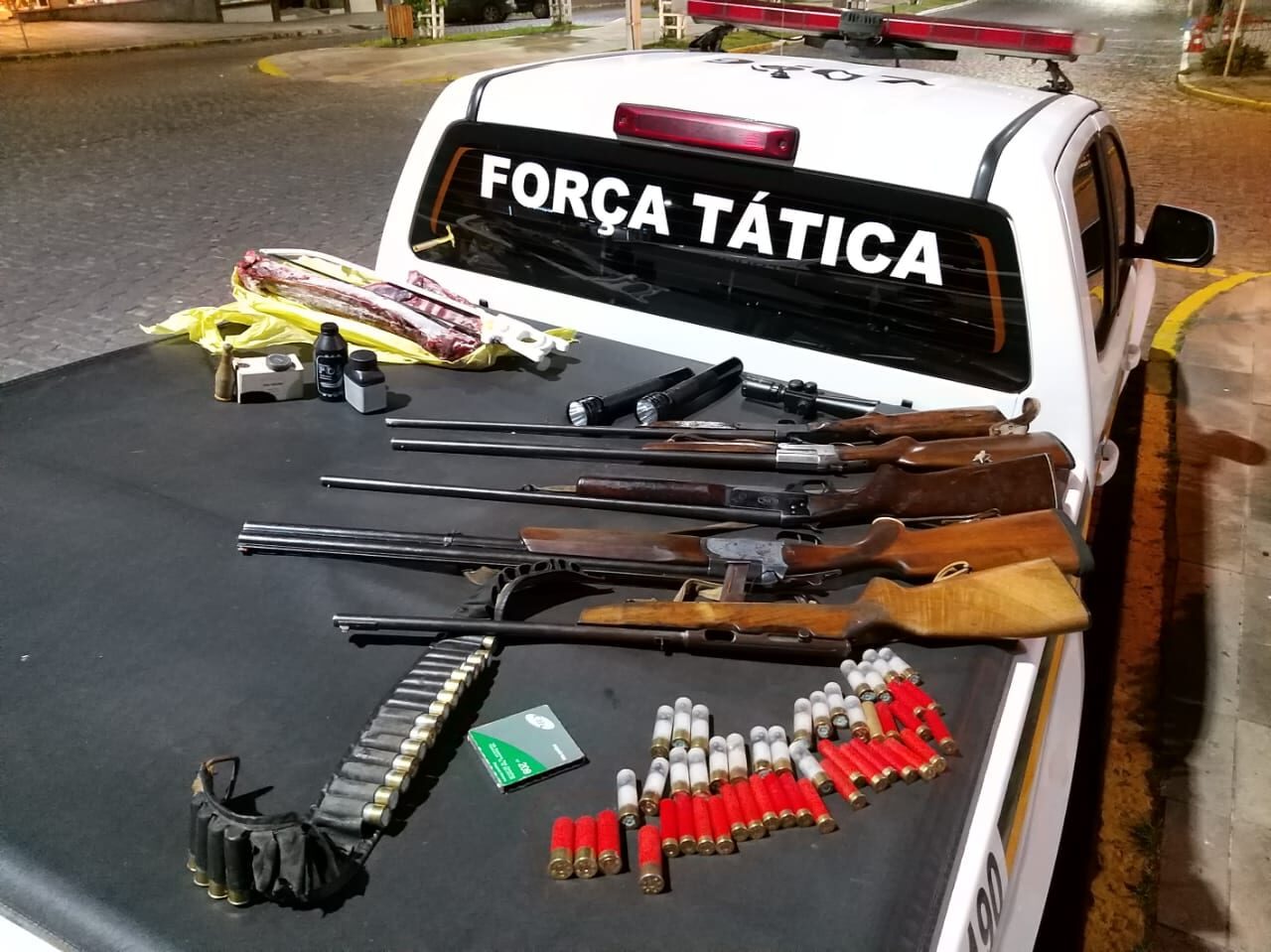 São Francisco de Paula – Brigada Militar apreende seis armas de fogo e prende três pessoas