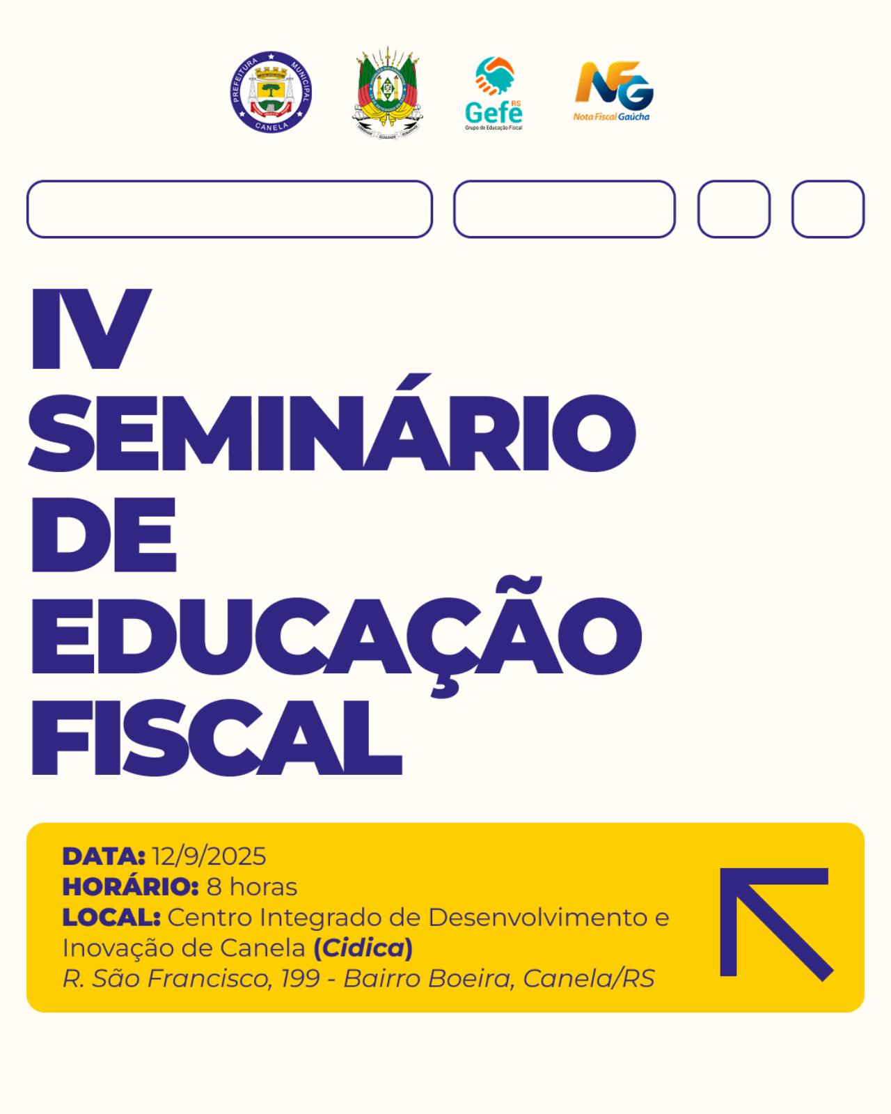 Seminário Educação Fiscal