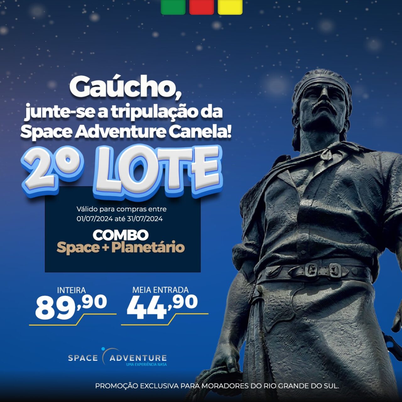 Imagens: Divulgação Space Adventure