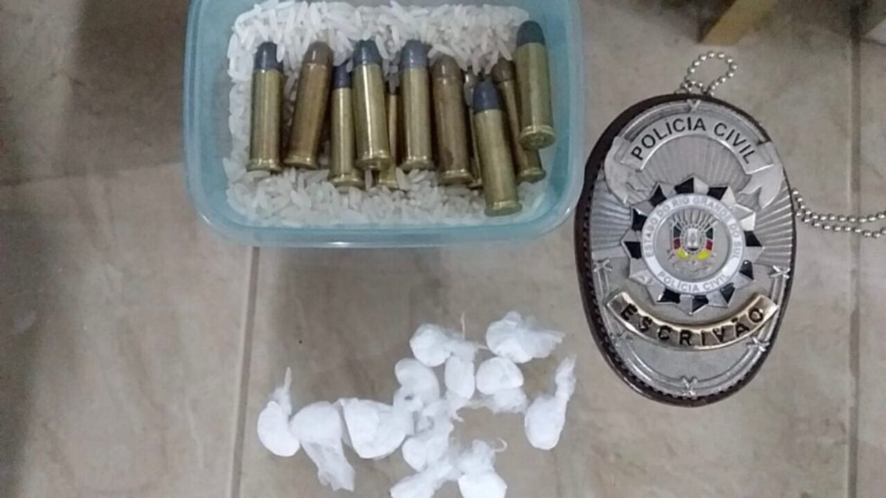 Traficante é preso em flagrante pela Polícia Civil no Bairro Dante em Canela