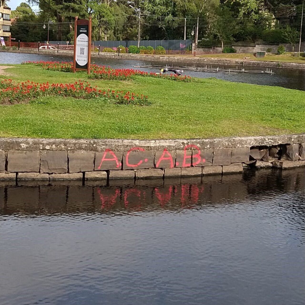 Vandalismo-lago