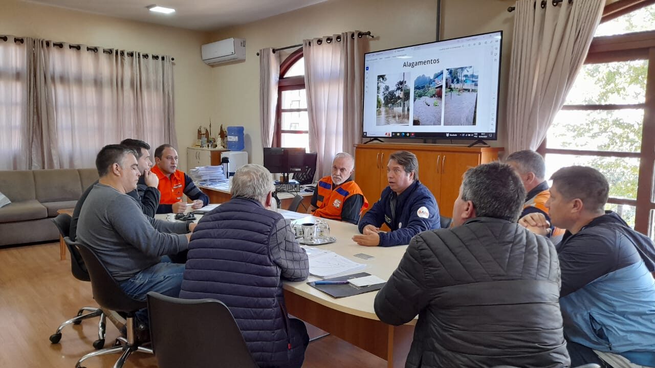 Visita Defesa Civil Estadual e Nacional