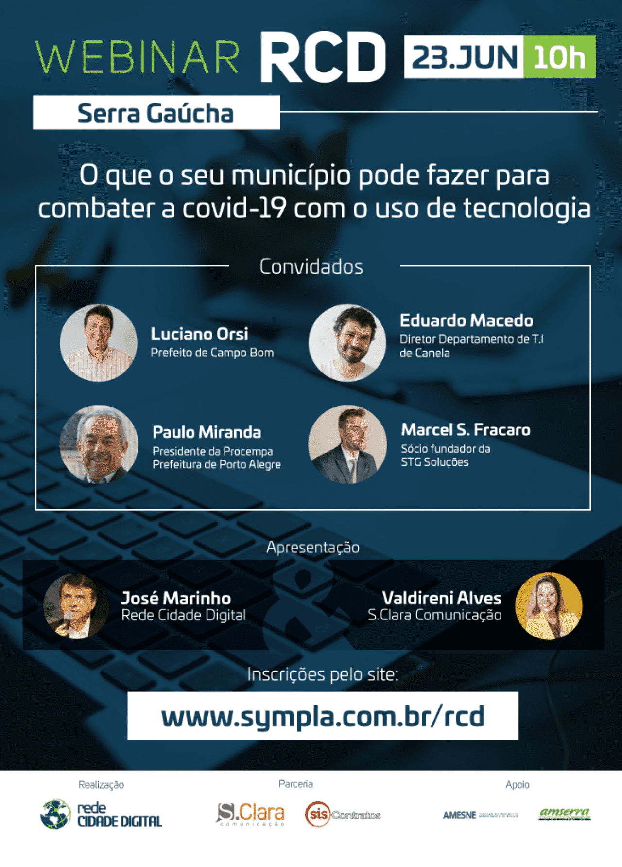 Webinar das Cidades Digitais da Serra Gaúcha _municípios