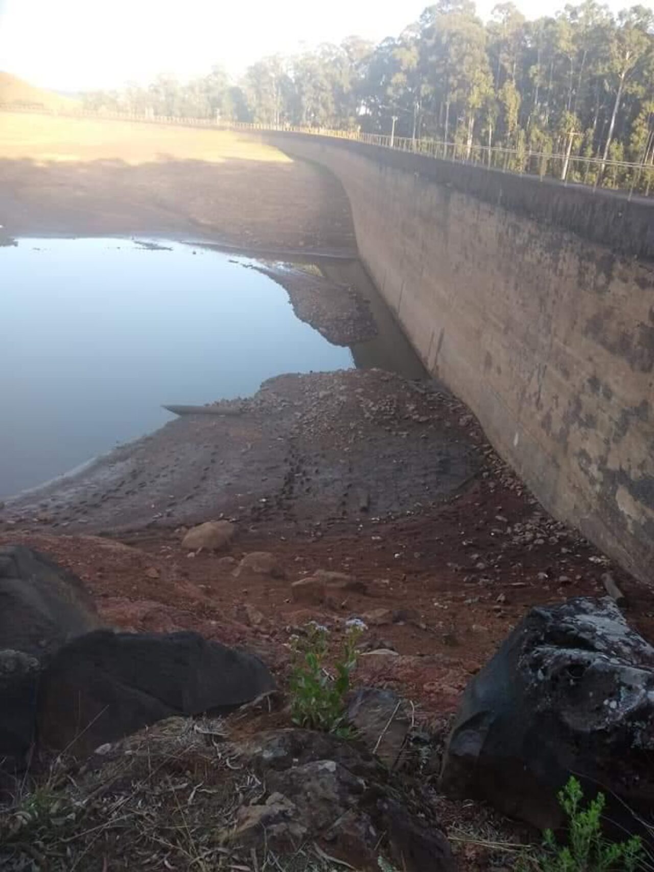 Barragem dos Blang é a mais atingida pela seca
Foto: Reprodução