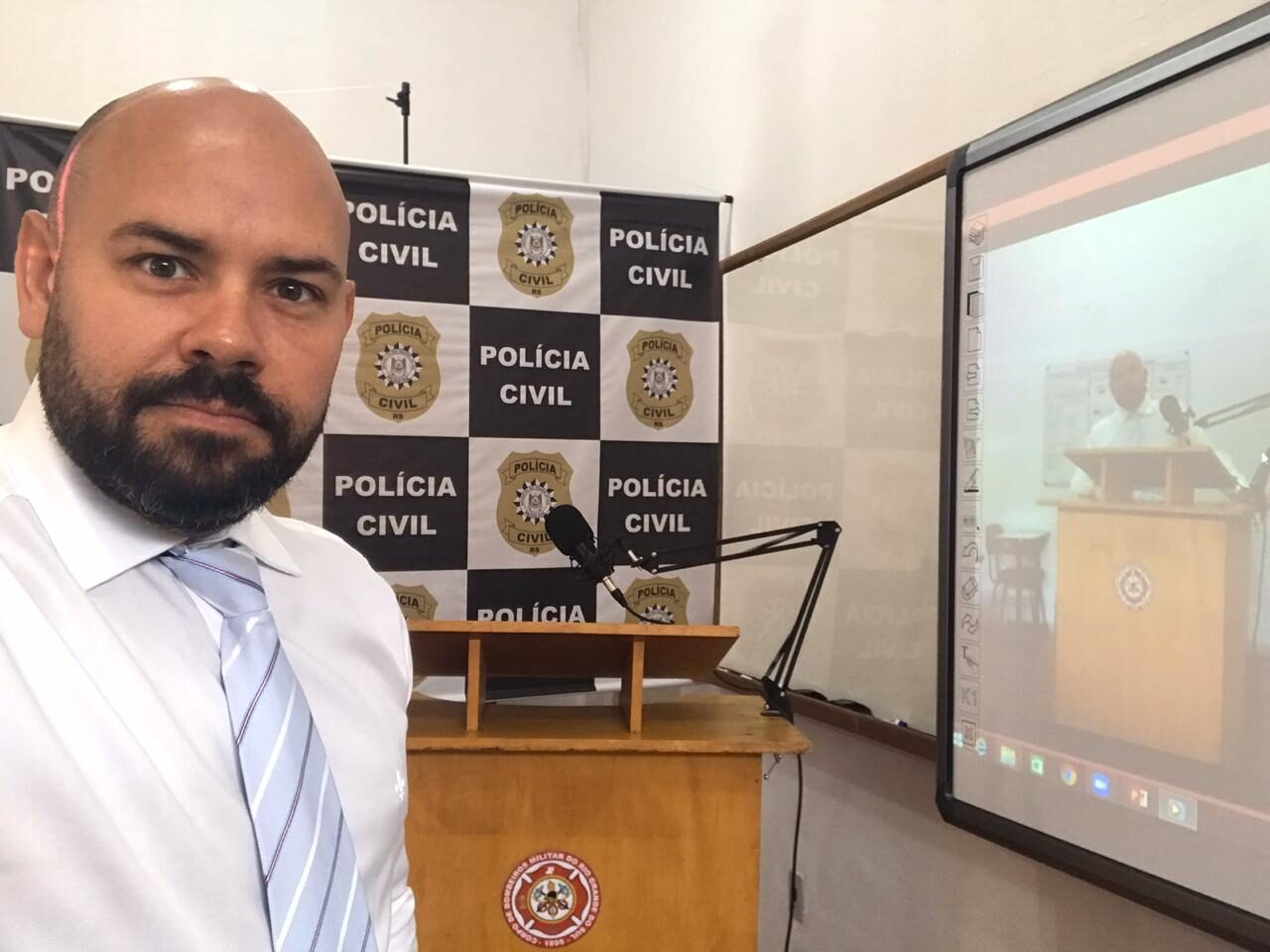 Delegado de Canela, Vladimir Medeiros - Foto: Reprodução