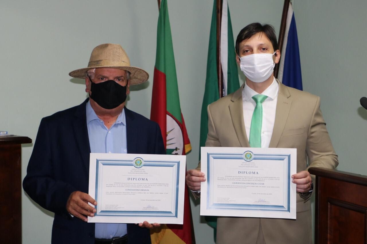 Constantino Orsolin e Gilberto Cezar - Foto: Rita Souza