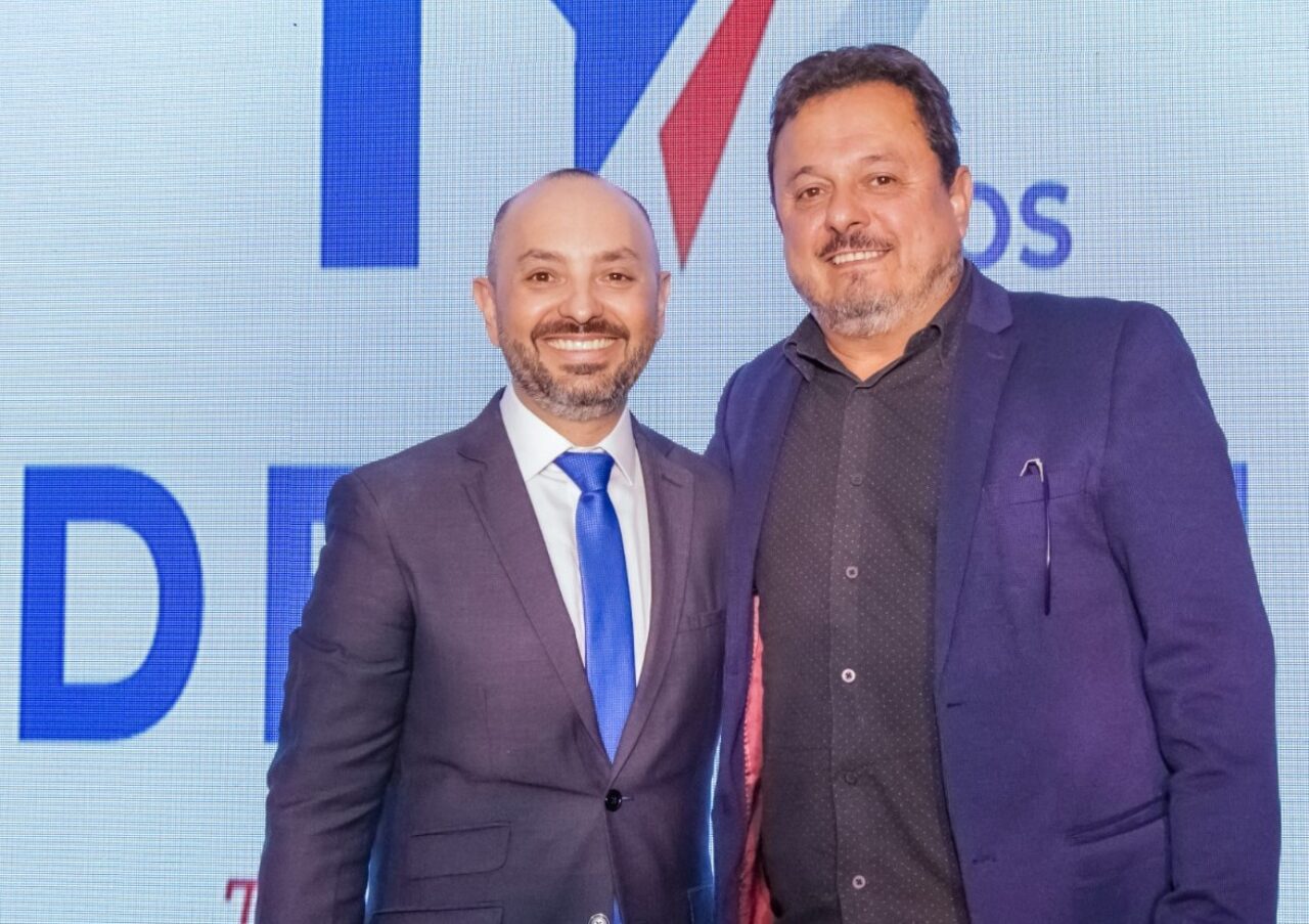 Alexandre Souza e o Secretário de Turismo Gilmar Ferreira