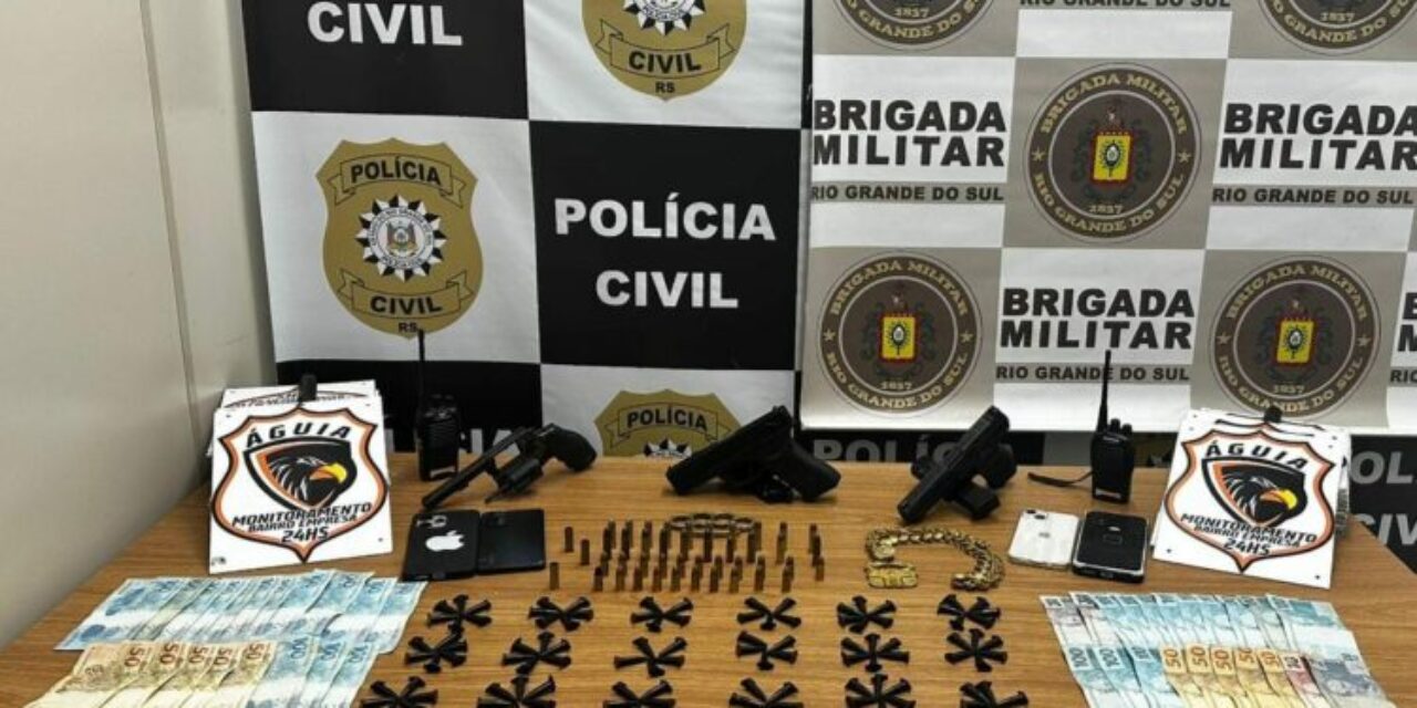 Polícia Civil prendeu quatro criminosos em flagrante na manhã desta terça-feira (14)
