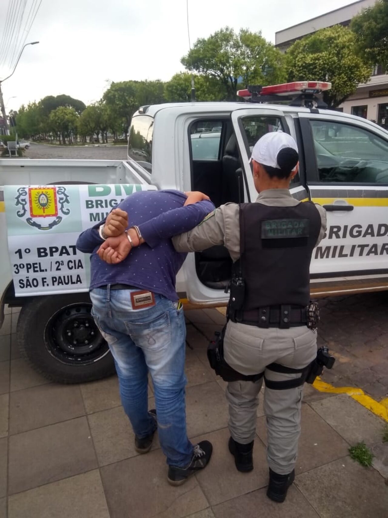atropelou policial em taquara
