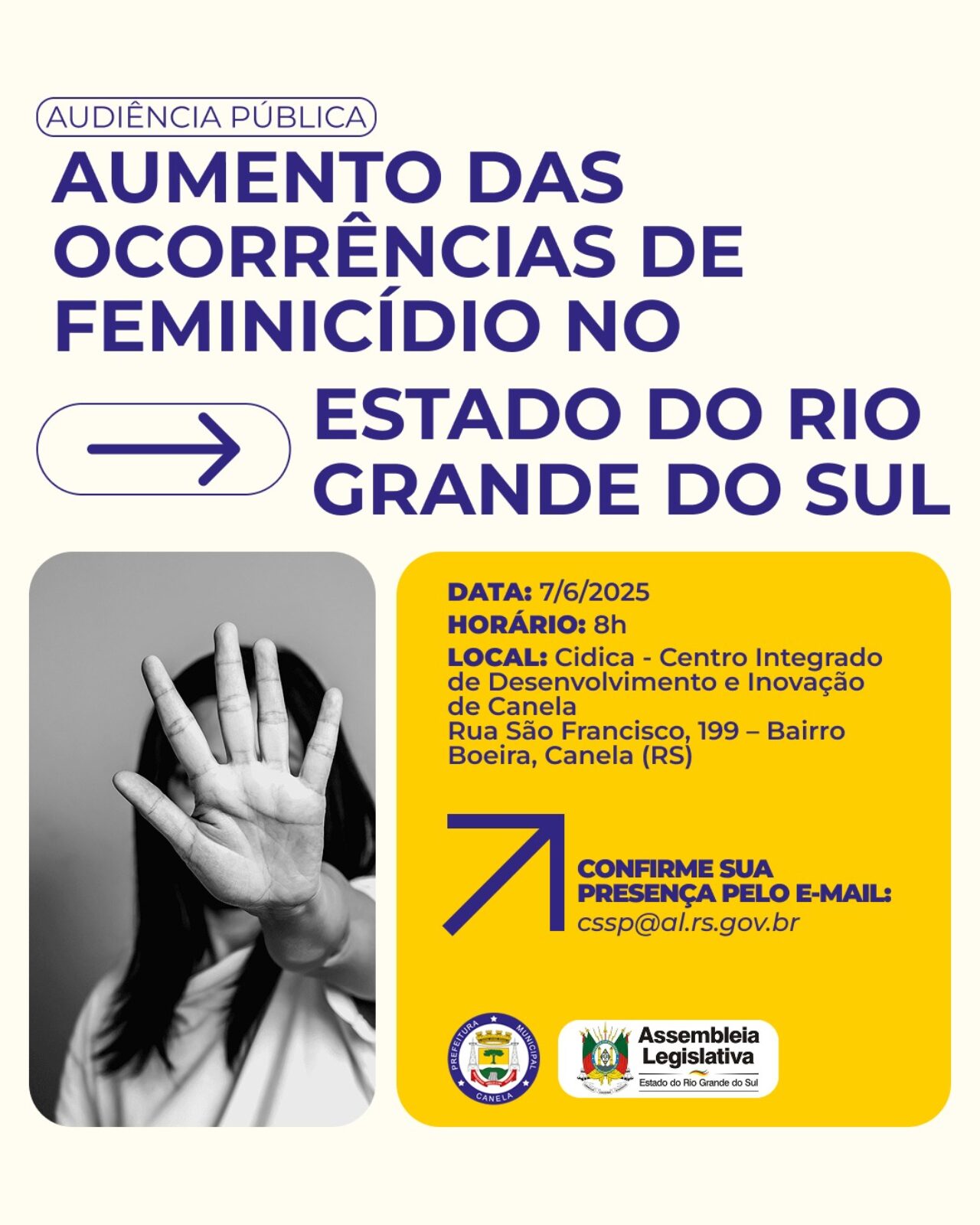 audiência pública em Canela