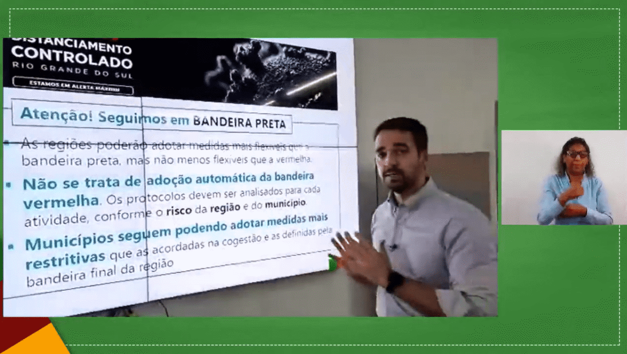 bandeira preta