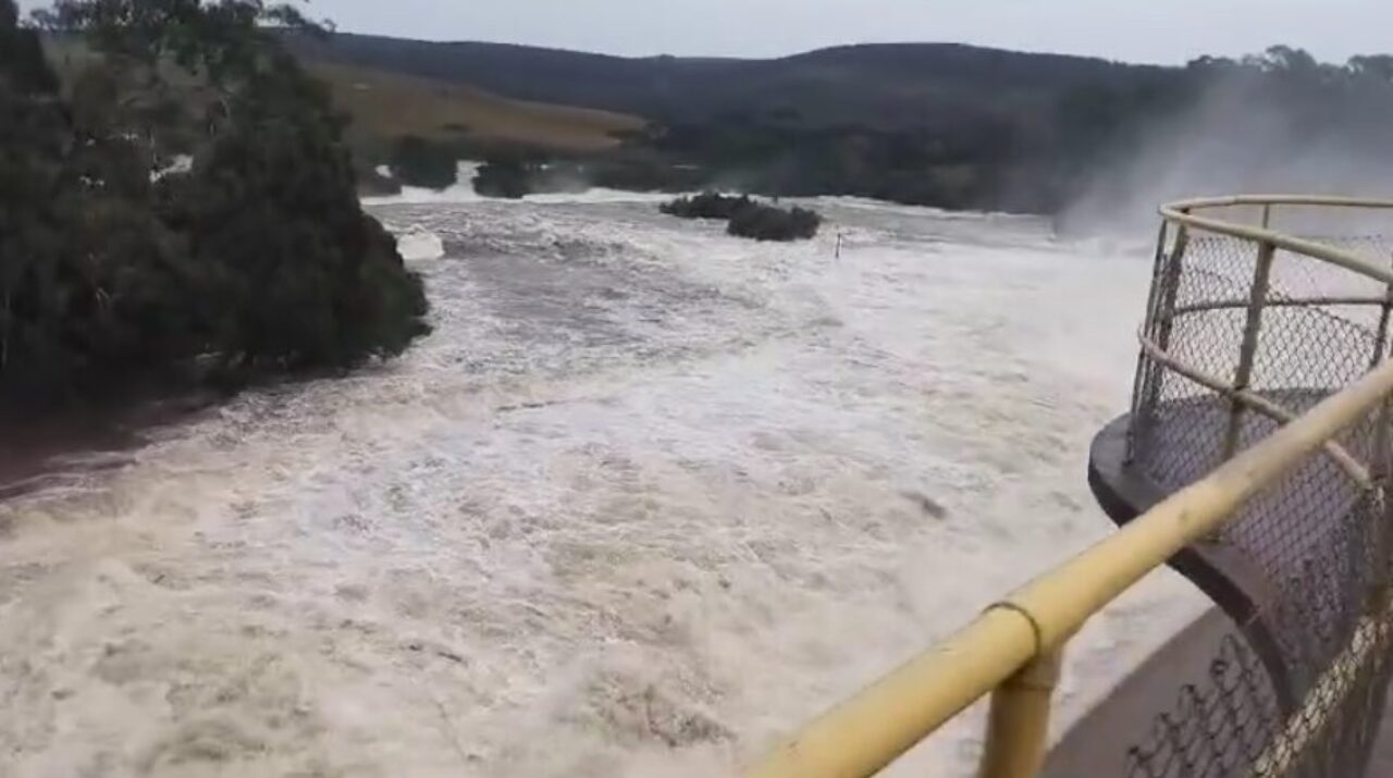Barragem dos blang na manhã desta quinta (2)
