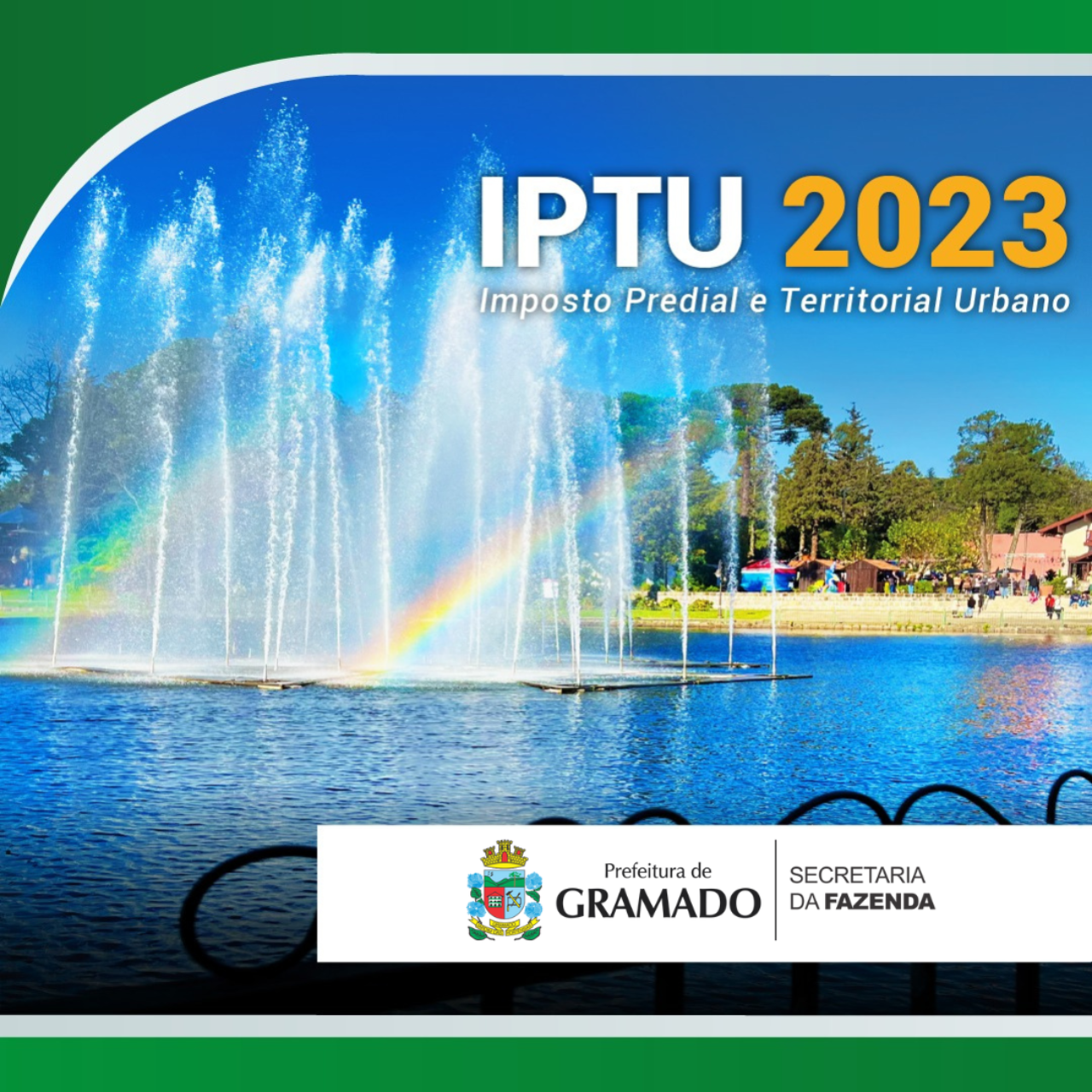 Foto: Secretária Sônia Molon e prefeito Nestor Tissot falaram sobre o IPTU 2023 no último GramadoCast.
