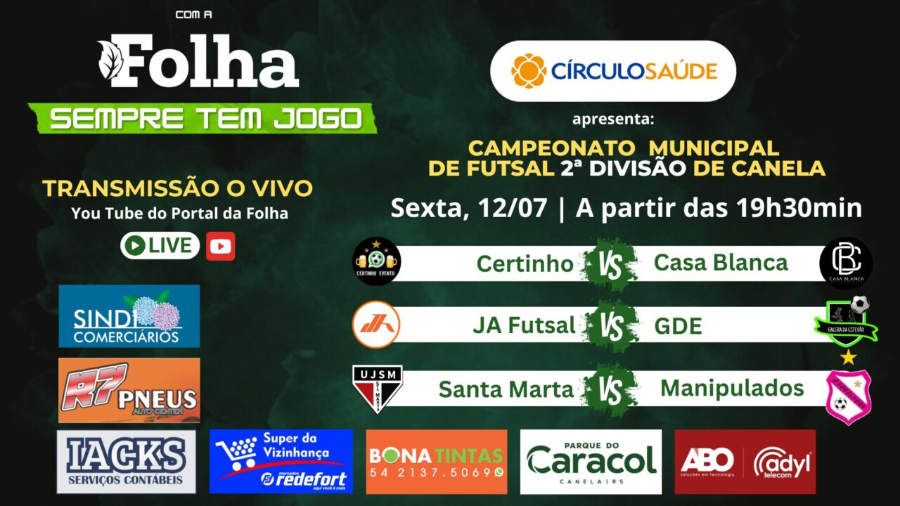 card 2ª divisão Canela