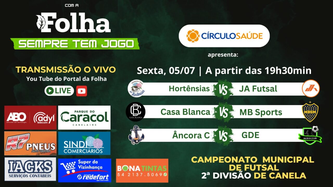 card 3ª divisão Canela