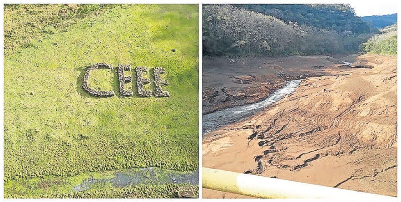 Leitores questionaram a barragem totalmente seca