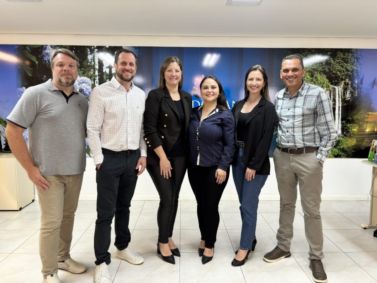 equipe CVB - Fabiano Gallas, Régis Stuani, Ticiana Ramm Geffer, Bárbara Dias, Luciéli Ficagna Arend, Luciano Gonçalves