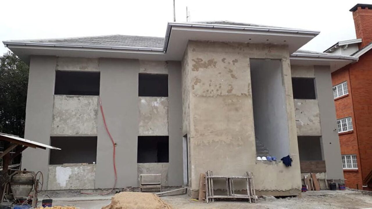 Foto: Reprodução - Obra do novo quartel da BM em Canela