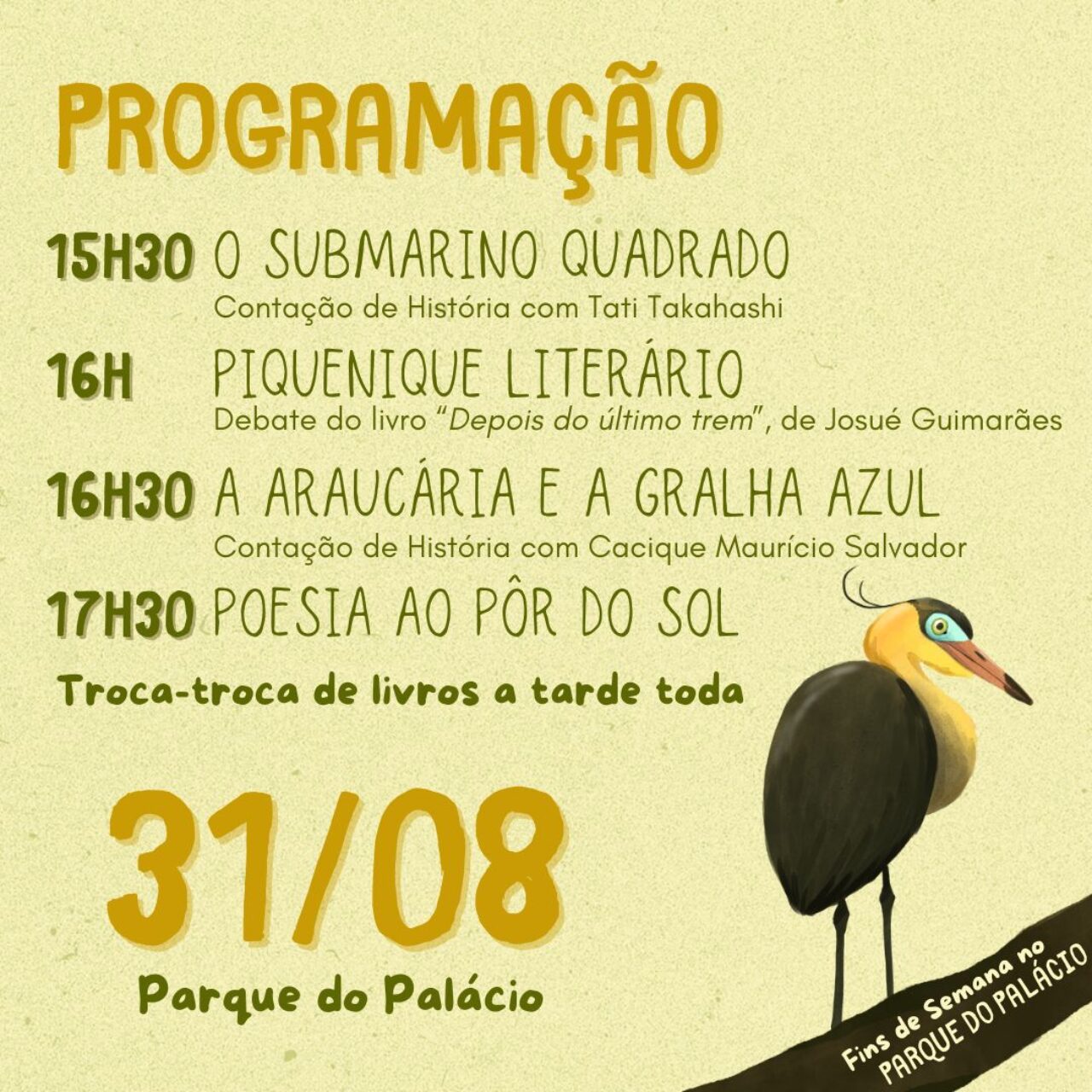 programação 31ago
