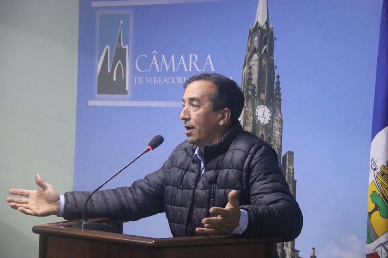 Vereador Roberto Grulke, líder do Governo na Câmara