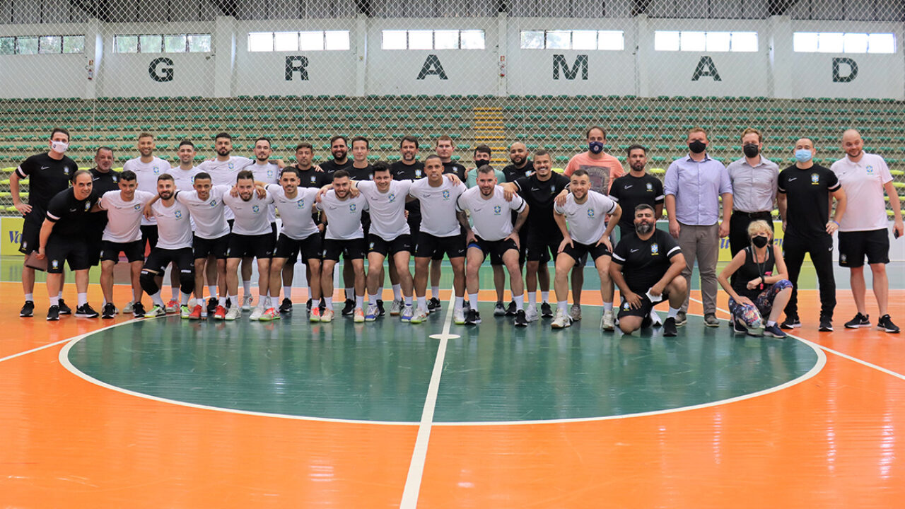 Foto: Ascom/PMG - Seleção vai disputar a Copa América de Futsal a partir do próximo dia 29 no Paraguai
