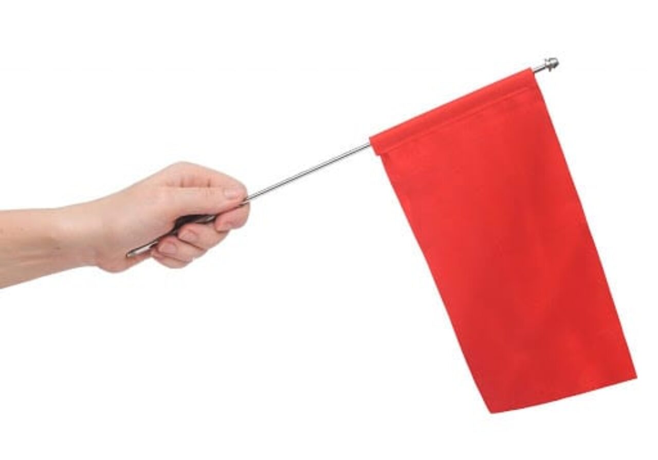 vermelha bandeira